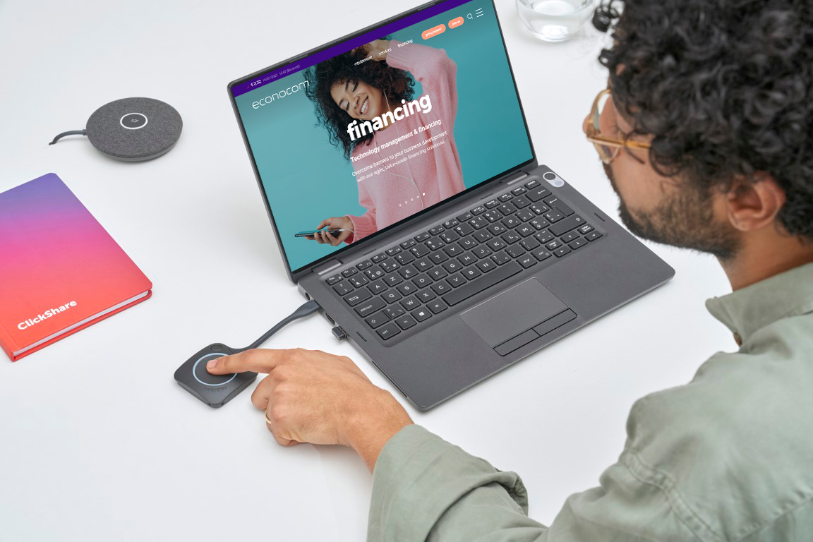 Hybrid meetings worden nog makkelijker - Barco Clickshare update!