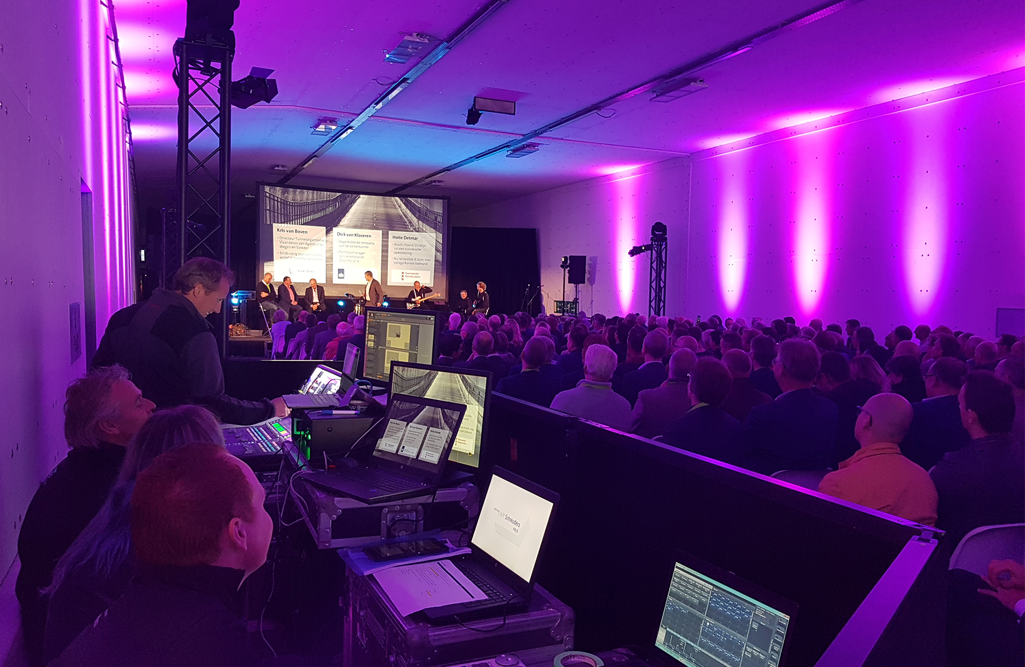 Hoe maak je van een tunnel een congreslocatie?