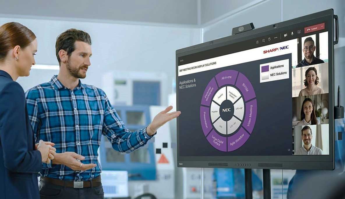 Productnieuws: de Sharp/NEC WD551 collaboration display