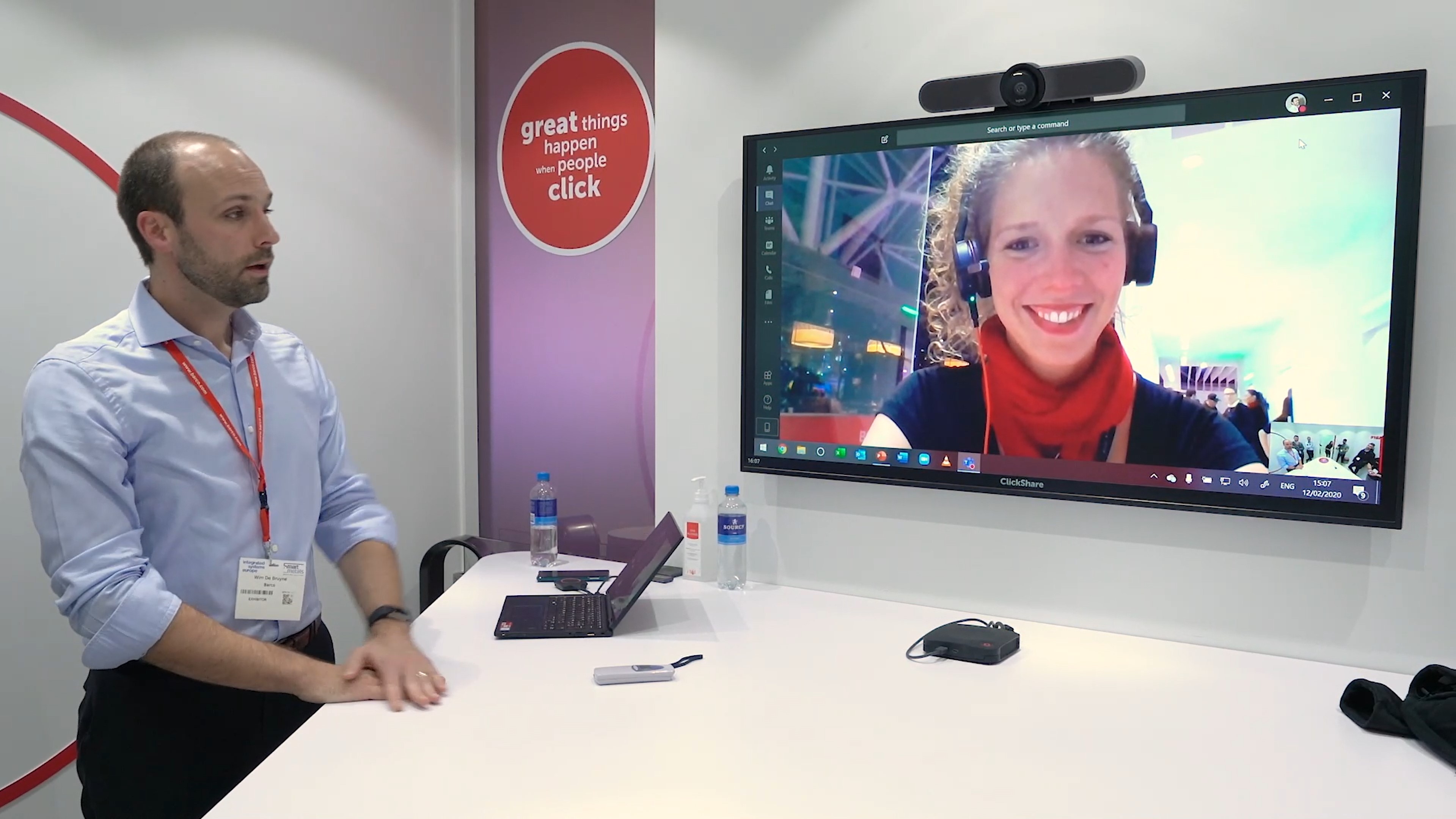 ISE vlog: Barco brengt revolutionaire ClickShare met conference functionaliteit op de markt