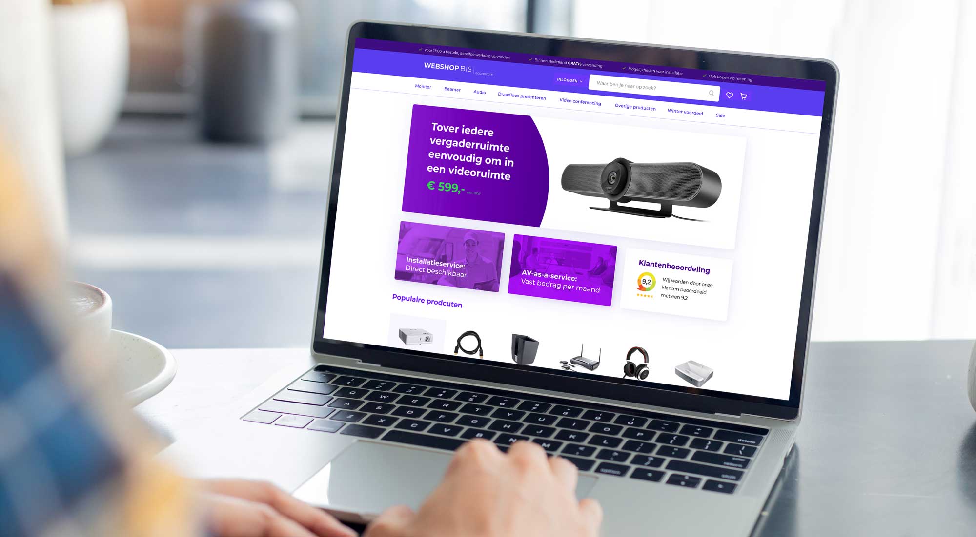 Online kopen wordt een feest in onze nieuwe webshop