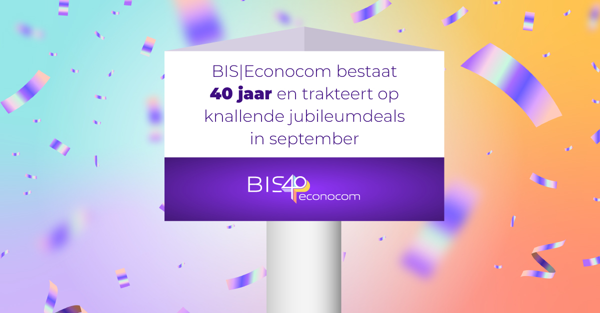BIS|Econocom is jarig en dat vieren we met knallende acties  