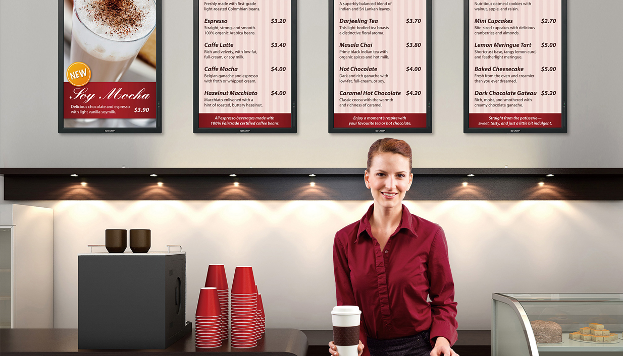 BIS introduceert de Sharp PN-Y serie: uw ideale digital signage instapper