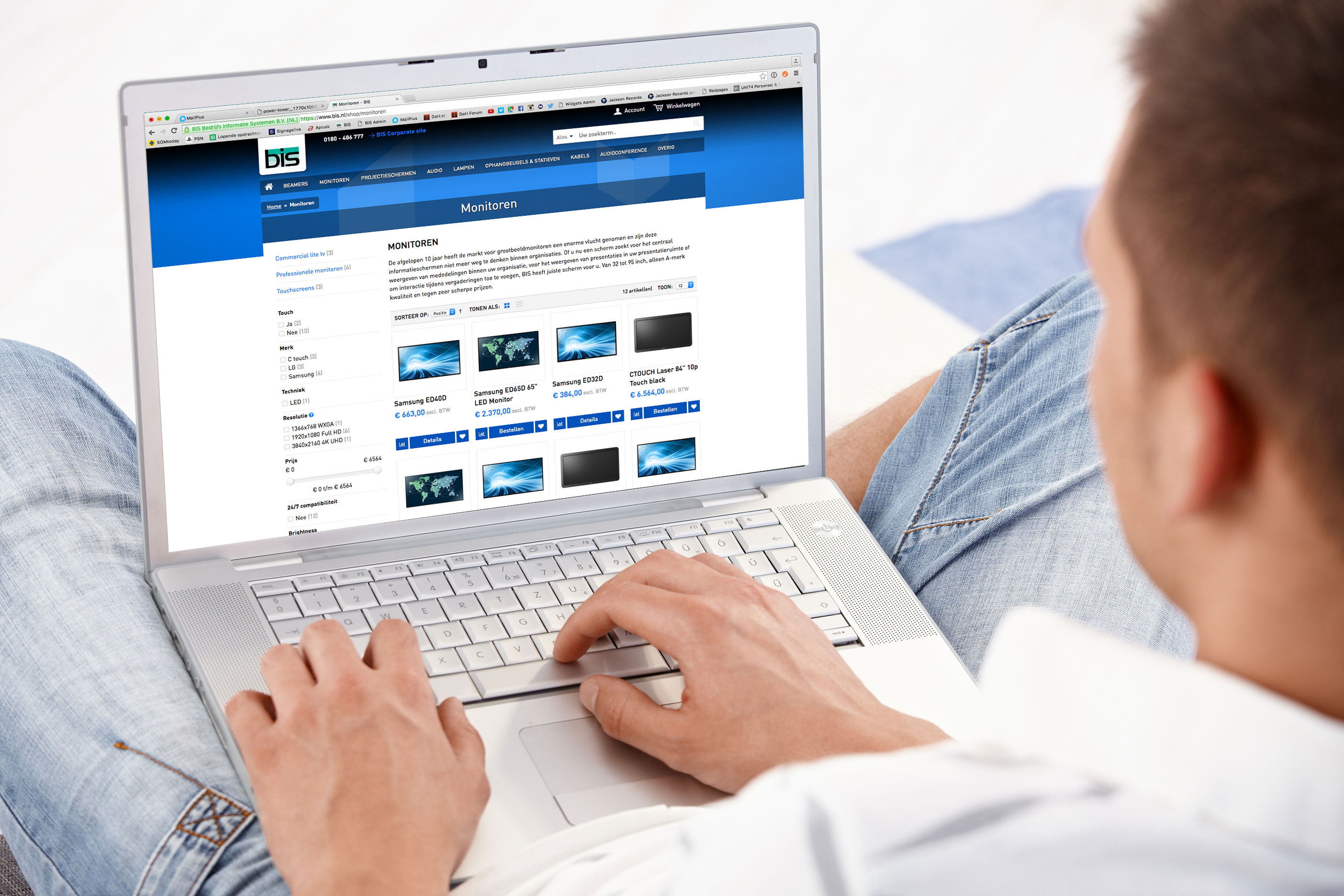 Nu in BIS webshop: betalen op rekening en altijd gratis bezorging	