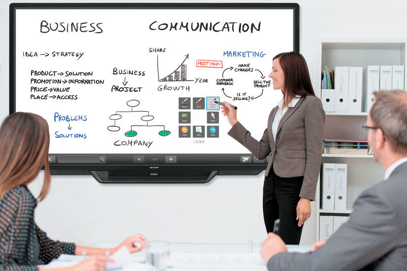 Sharp's BIG PAD Pro PN-80TC3; krachtige collaboration tool voor vergaderruimtes
