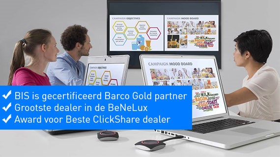 Try & Buy - test de Barco ClickShare 4 weken gratis