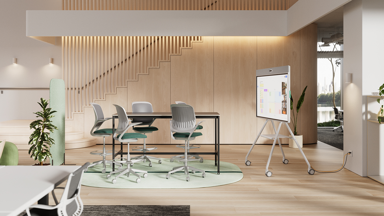 Flexibele meetings met de Logitech Rally Board 65