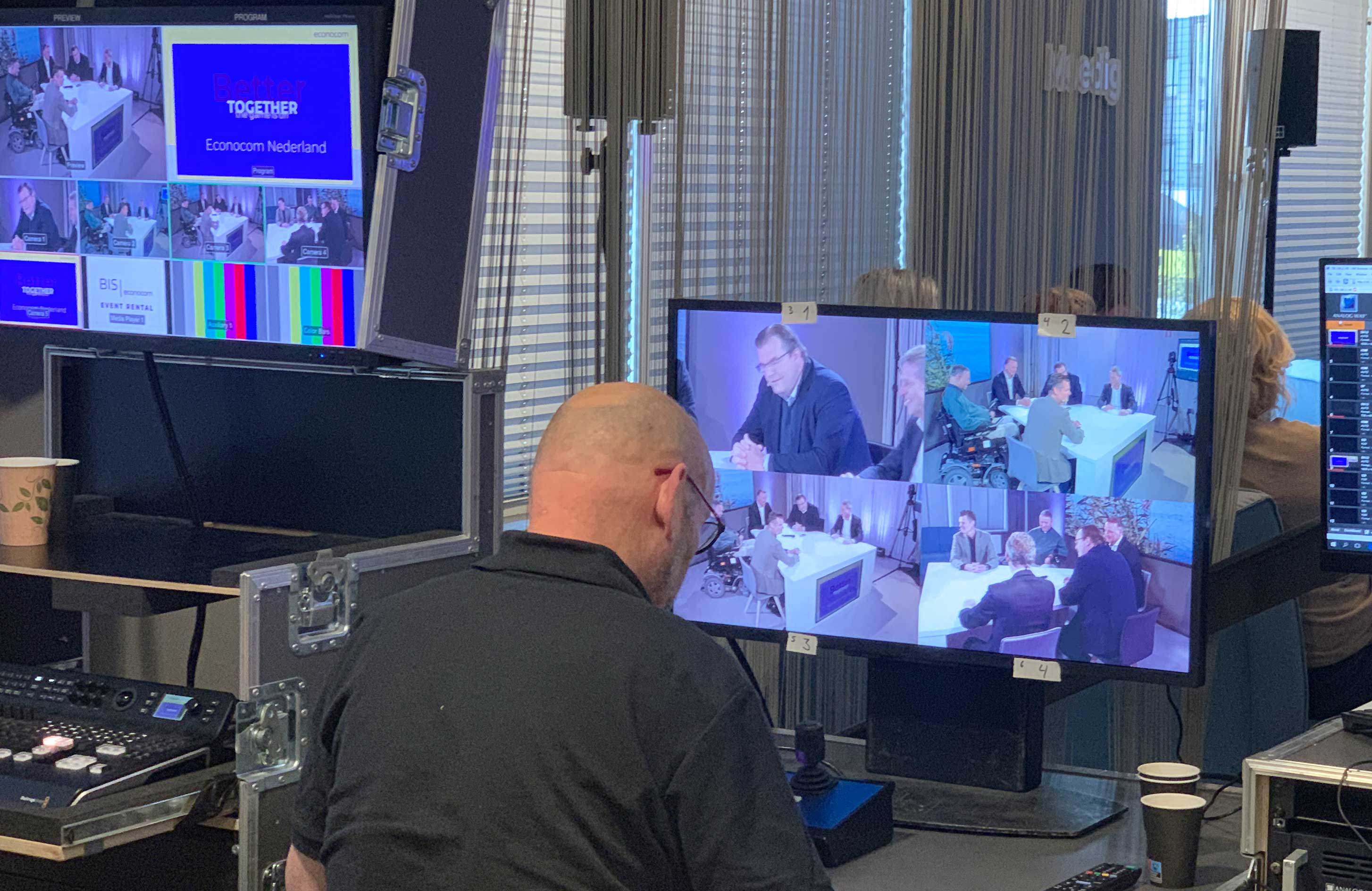 Practice what you preach; inkijkje in onze hybride webcast 