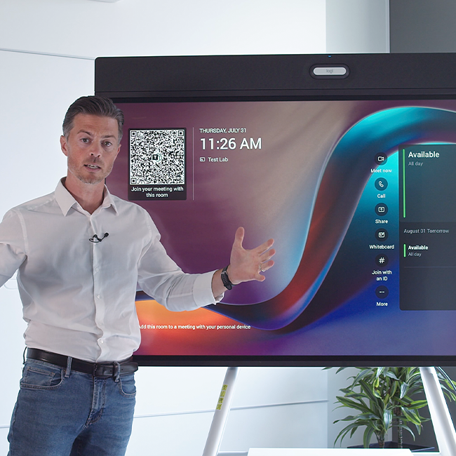 Zo wordt hybride vergaderen écht inclusief – ervaar het Logitech Rally Board live  